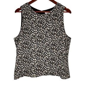 Vintage Casual Corner Women’s Silk Luxe Floral Tank Top Size 16 Boho Fairycore